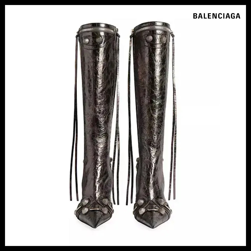 ★BALENCIAGAアウトレットセール ★Cagole 90mm Metallized Boot