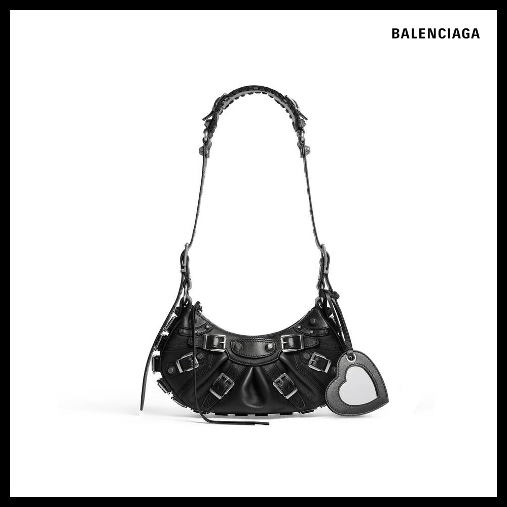 【BALENCIAGA】Le Cagole XS Shoulder Bag With Buckles Black