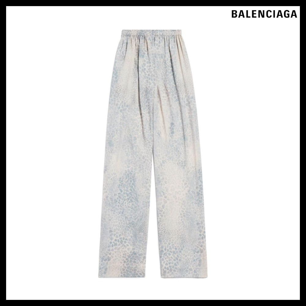 【BALENCIAGA】Bleached Leo Fluid Tracksuit Pants