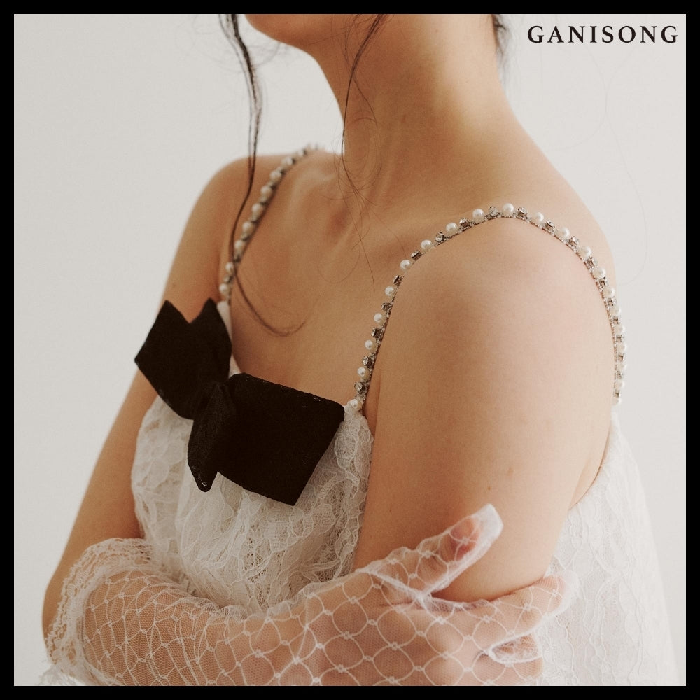 【GANISONG】Bridal Layerd Wedding Cake Dress White
