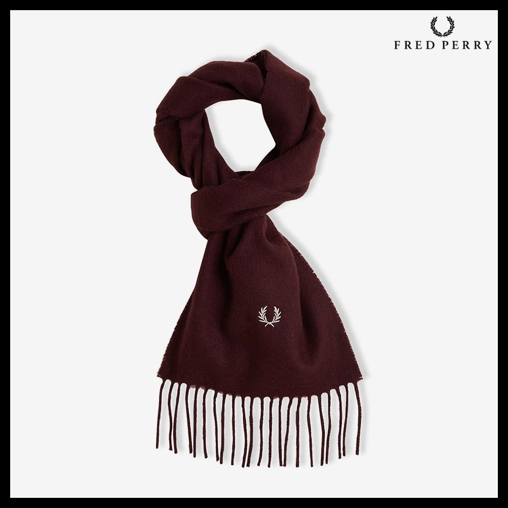 【FRED PERRY】Lambswool Scarf