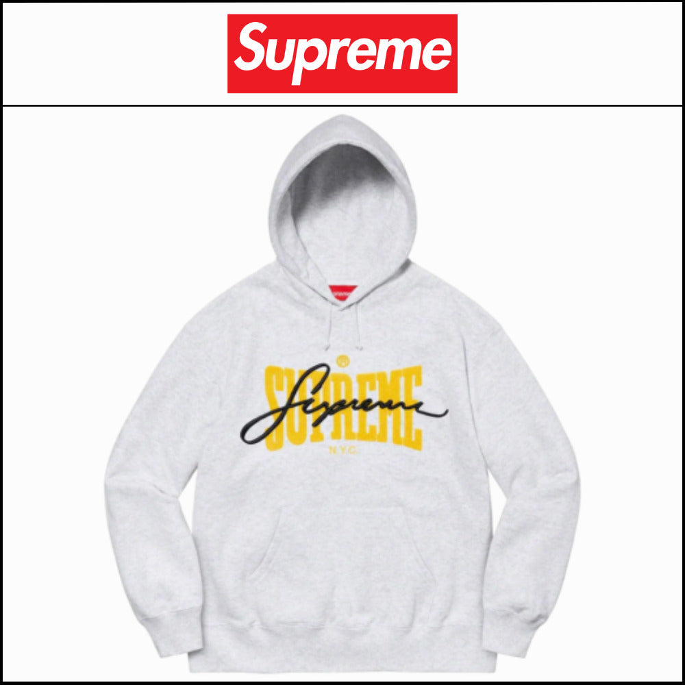 【100%正規品保証 Supreme】刺繍 シェニール パーカー
