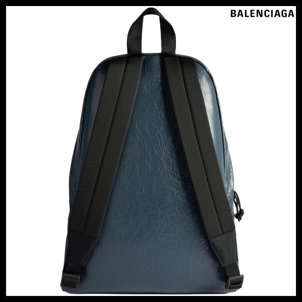 【BALENCIAGA】Explorer Backpack Dark Blue