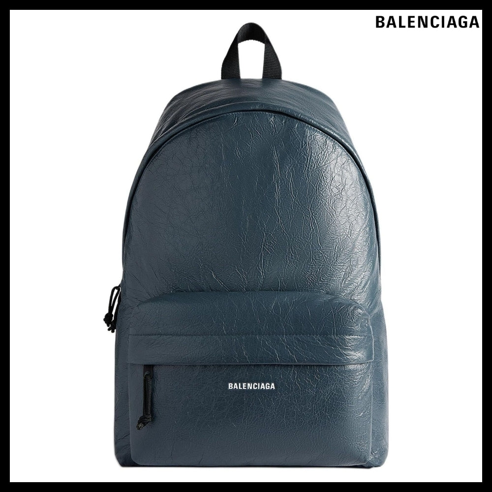 【BALENCIAGA】Explorer Backpack Dark Blue