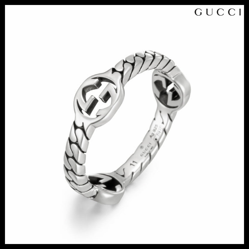 【GUCCI】Interlocking G Chain Ring