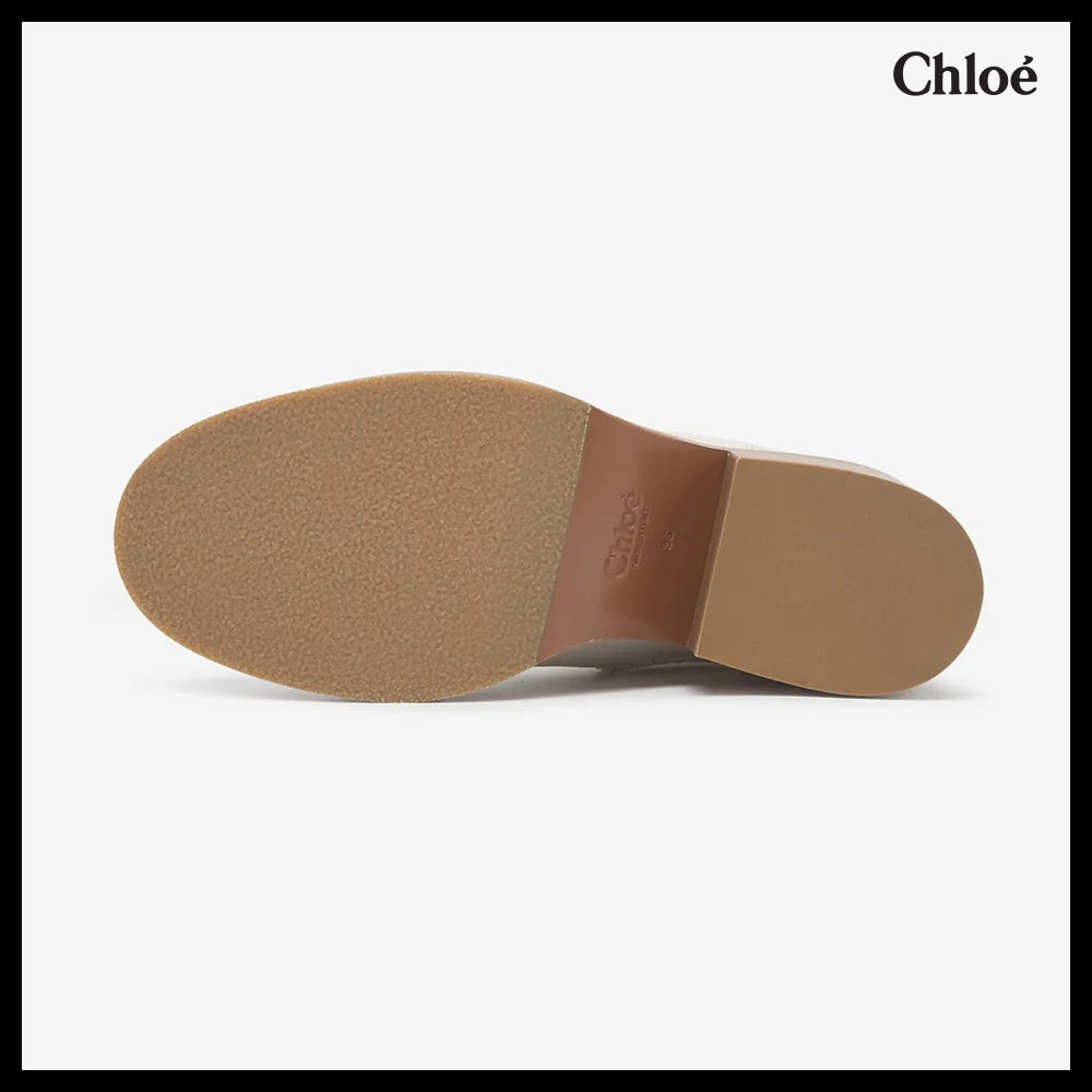 【Chloe】Mallow Ankle Boots Eggshell