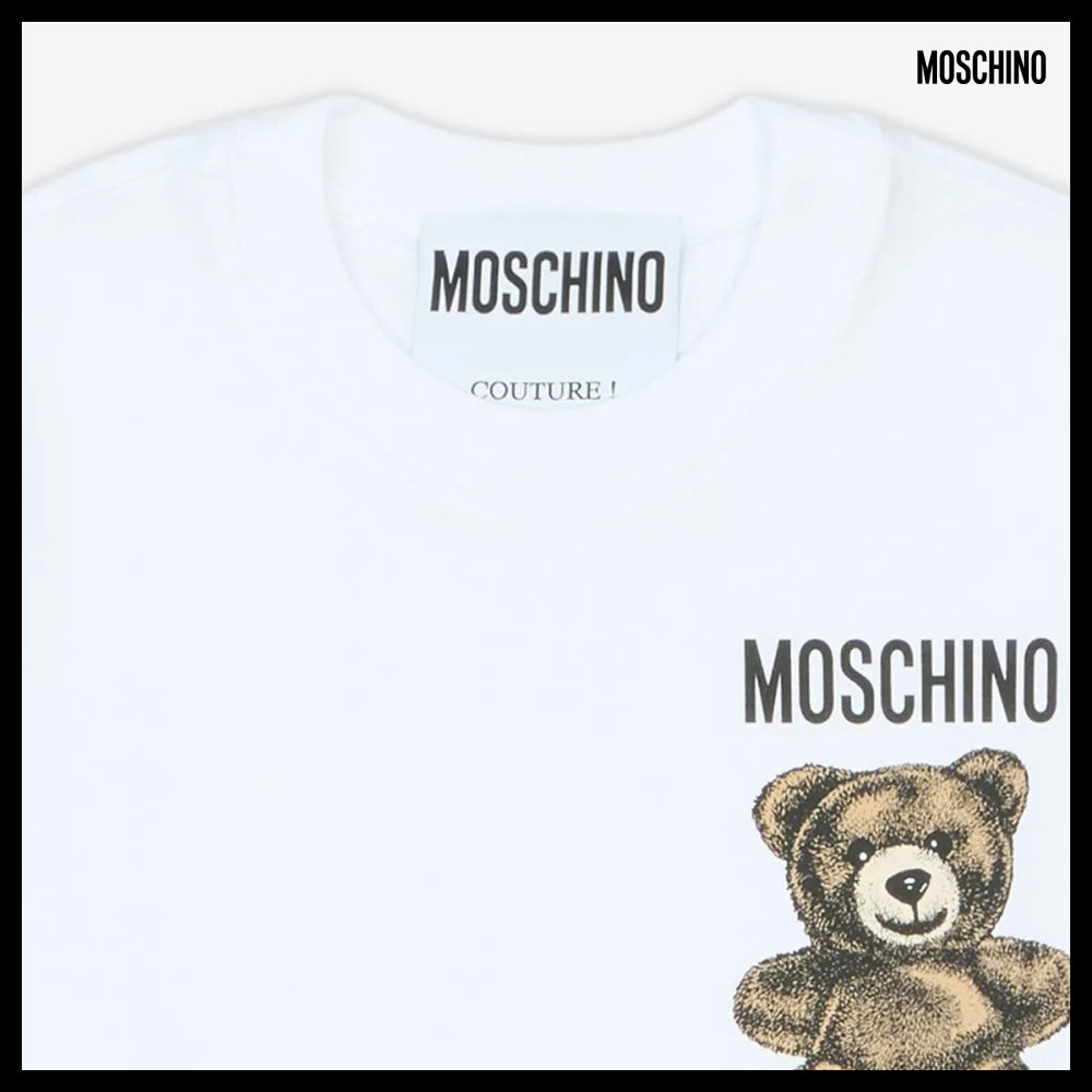 【Moschino】Teddy Bear T Shirt White