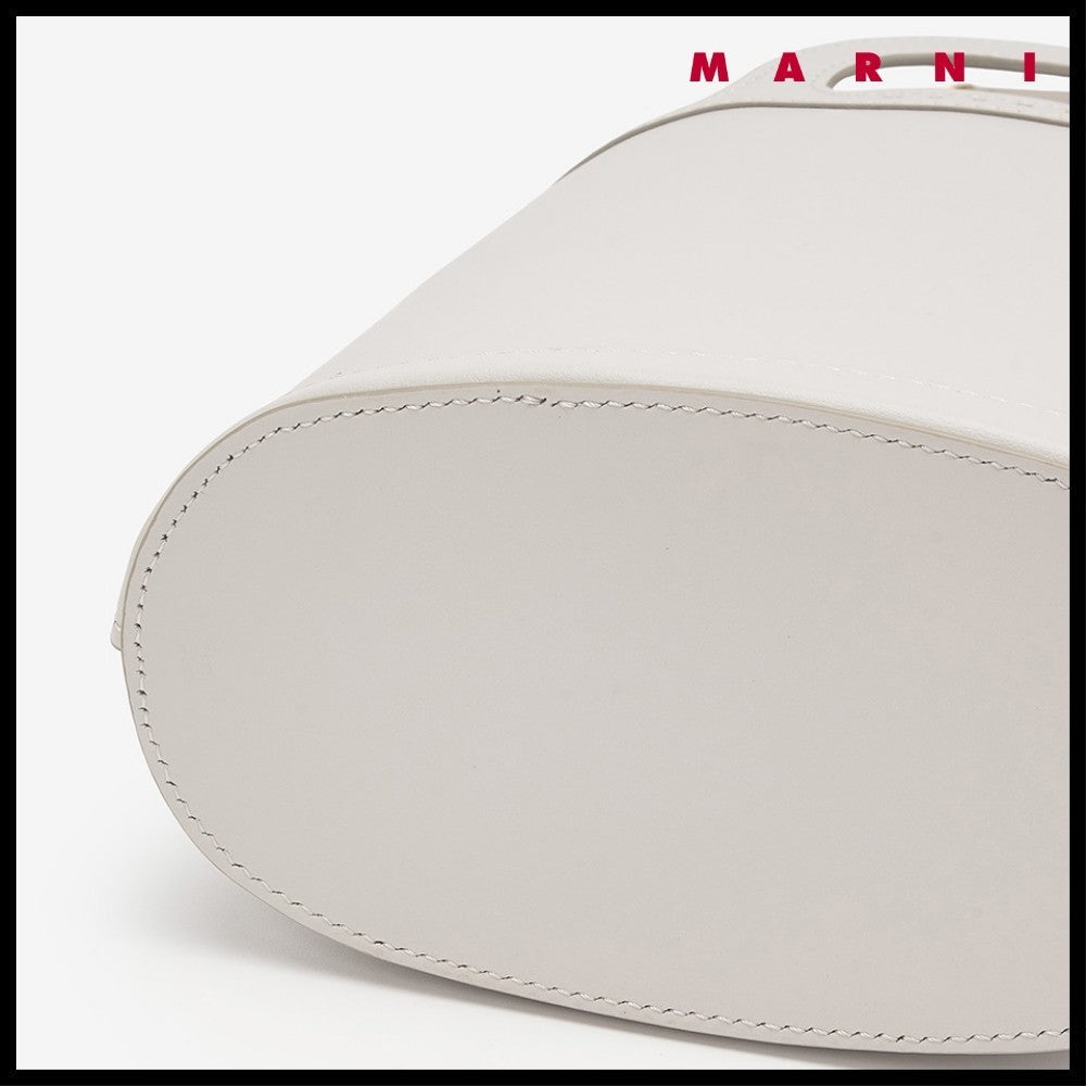 【MARNI】 マルニ バッグ NANO CHAIN BUCKET BAG ICE