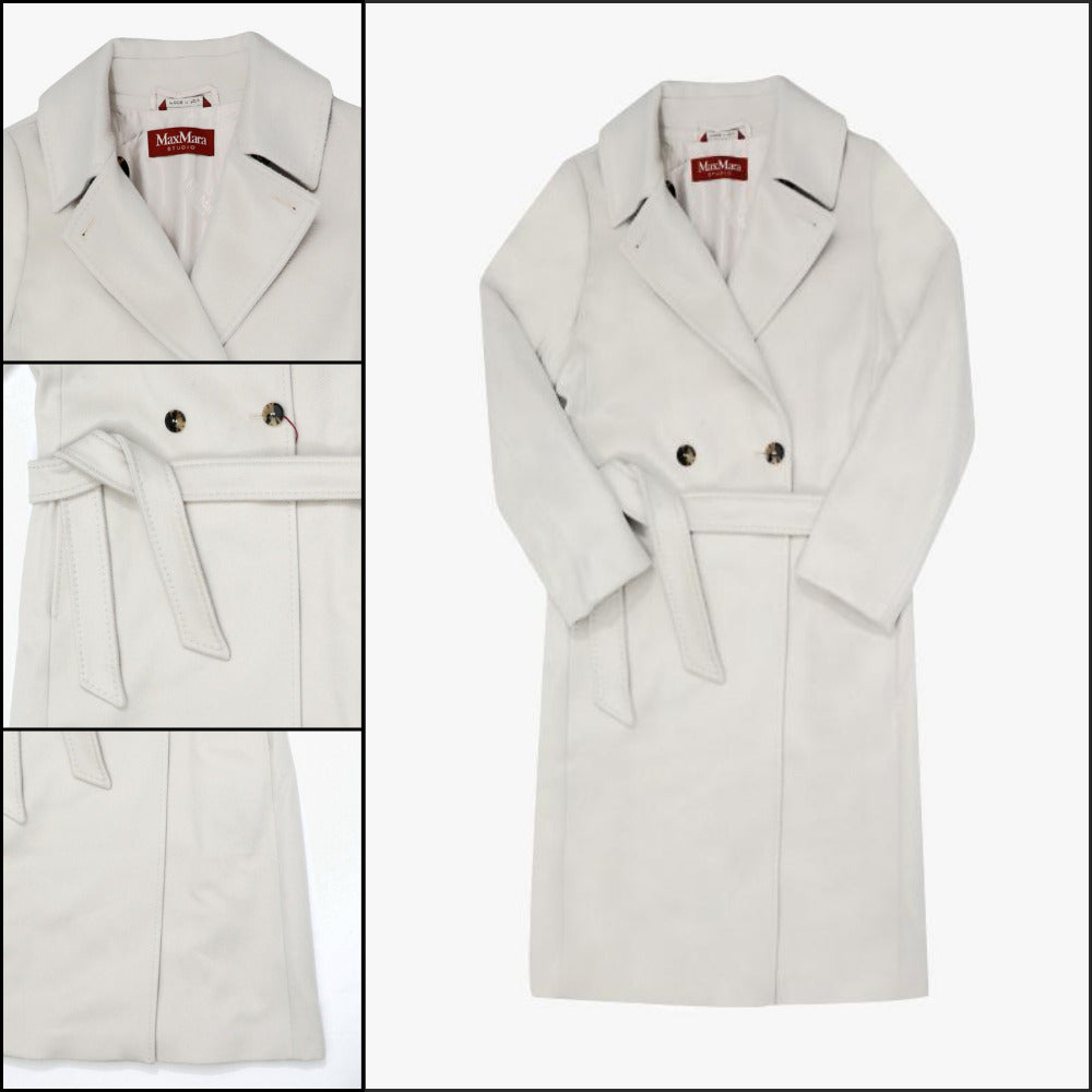 【Max Mara】Bcollage Belted Wool Women’s Coat