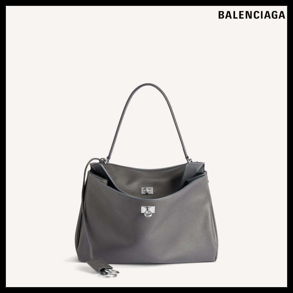 【BALENCIAGA】Rodeo Handbag Medium Gray
