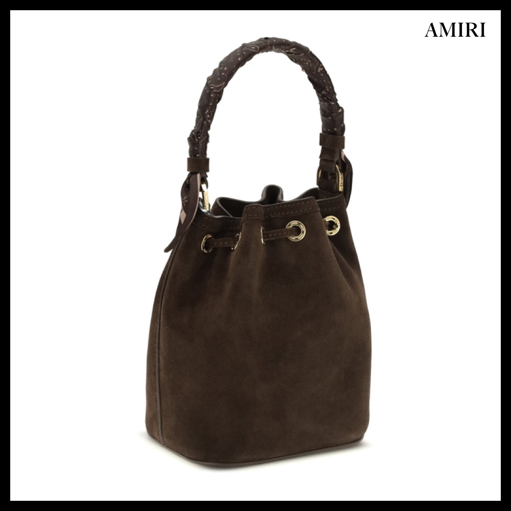 【AMIRI】Brown Bucket Bag