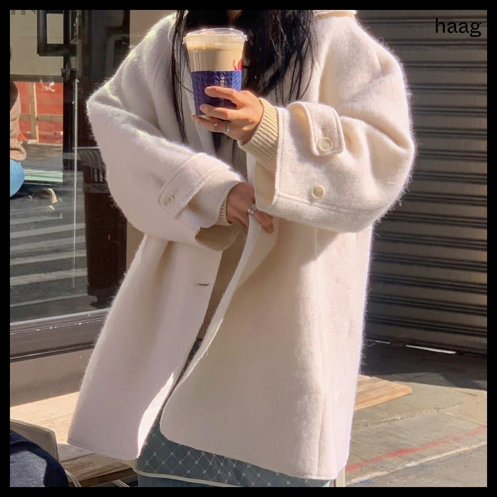 【HAAG】A Coat Cardigan Ivory