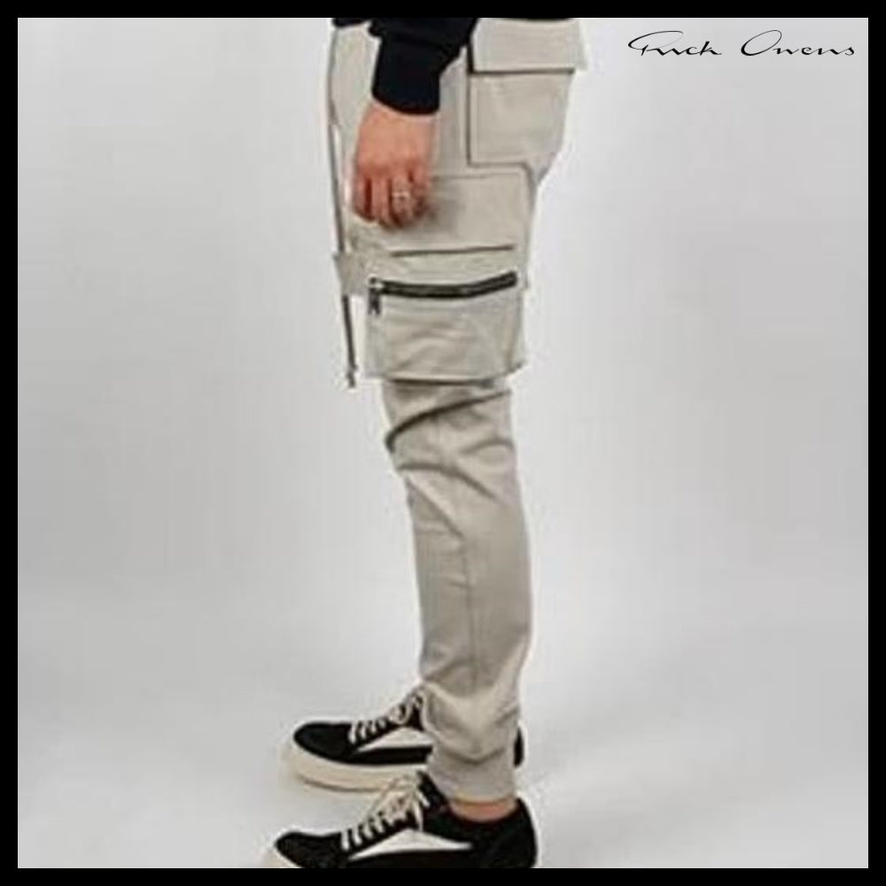【RICK OWENS】Mastodon Cargo Pants Beige