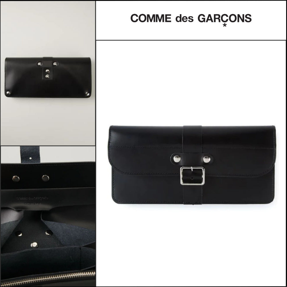 【COMME des GARCONS】Buckle D Leather Wallet