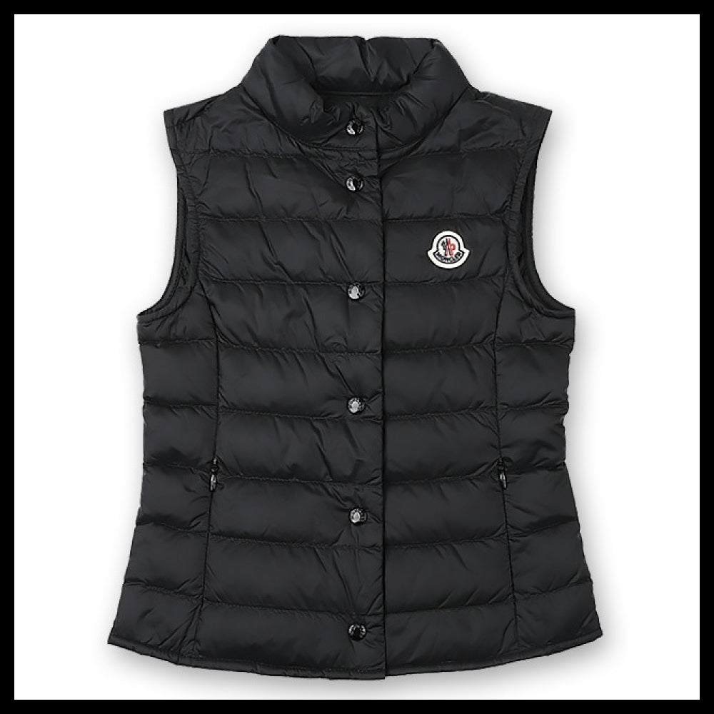 【MONCLER】Liane Lightweight Down Vest Black 999