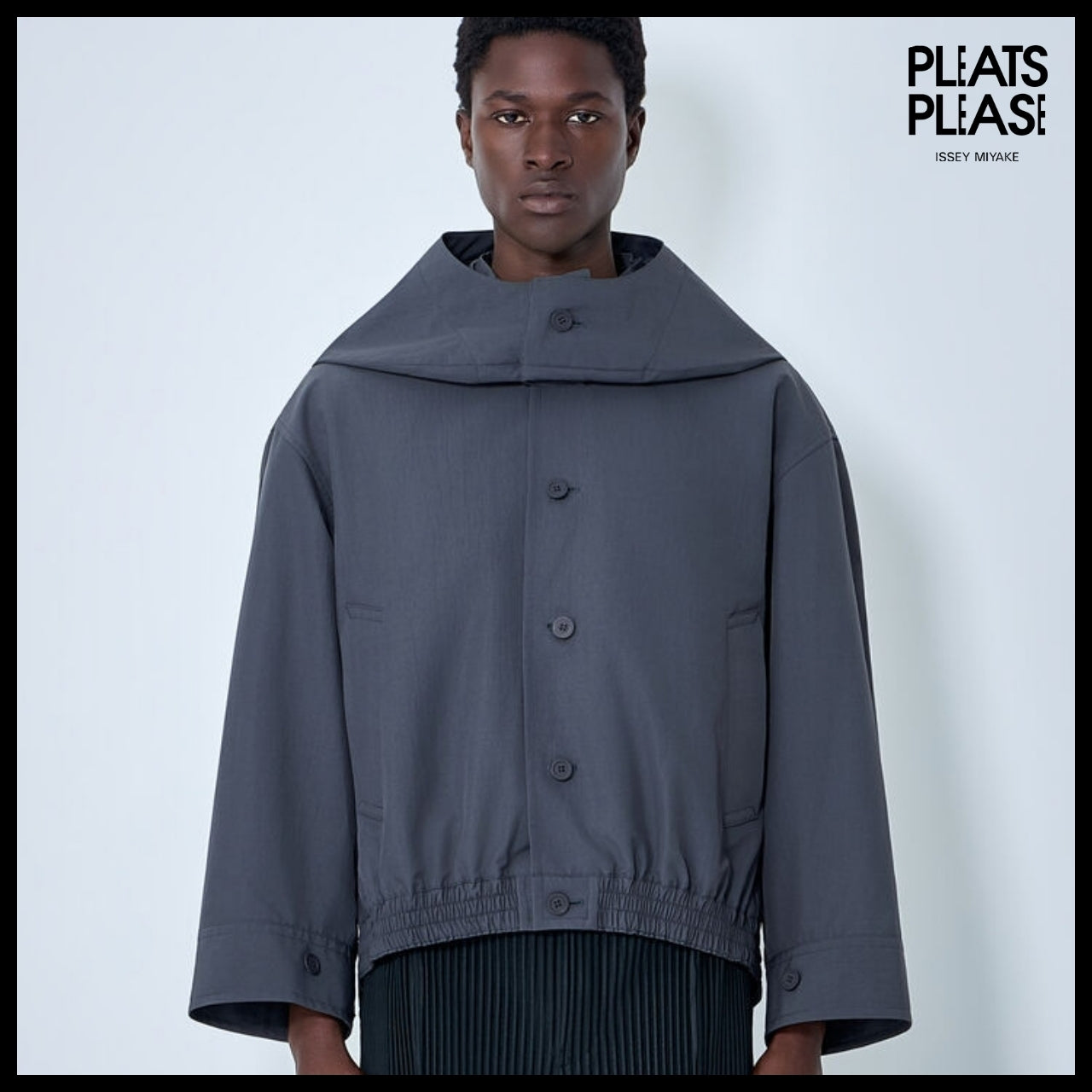【ISSEY MIYAKE】Structured Oversized Jacket