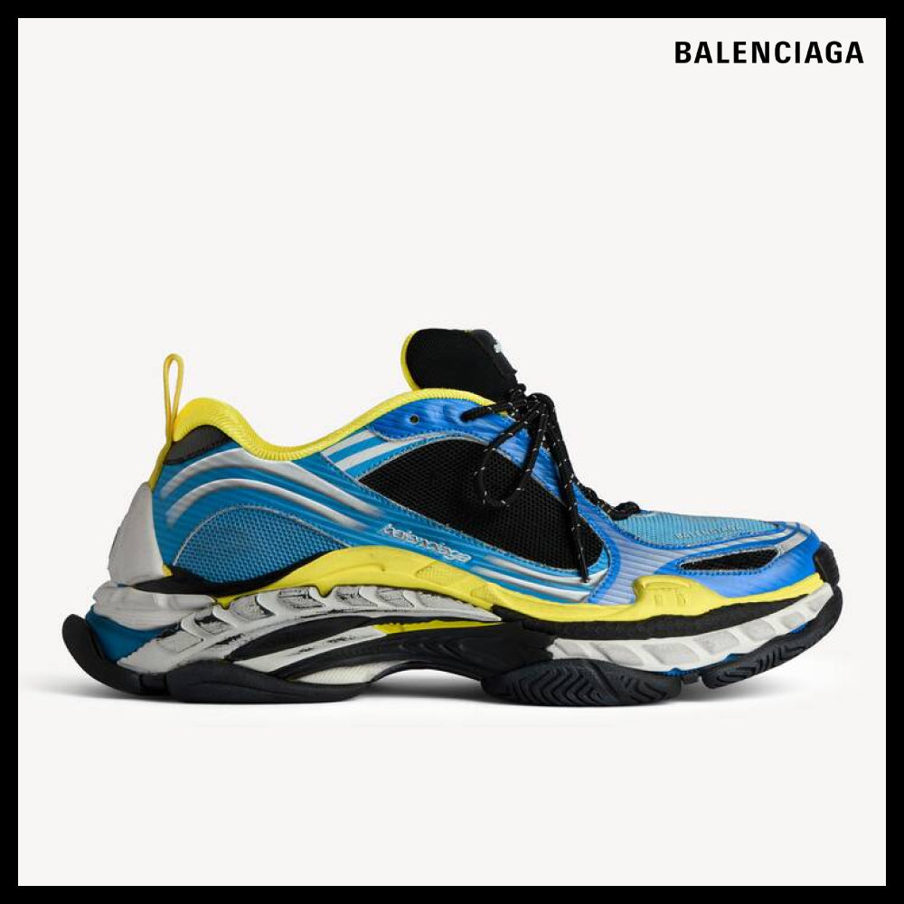 【BALENCIAGA】Triple S2 Sneakers Blue White Yellow