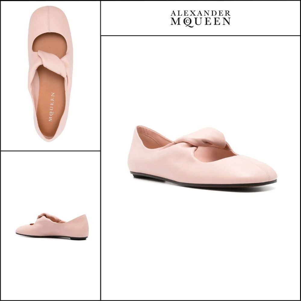 【Alexander Mcqueen】Ballet Flats Light Pink