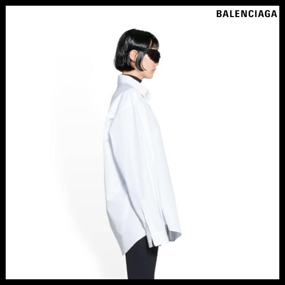 【BALENCIAGA】Hourglass Shirt White