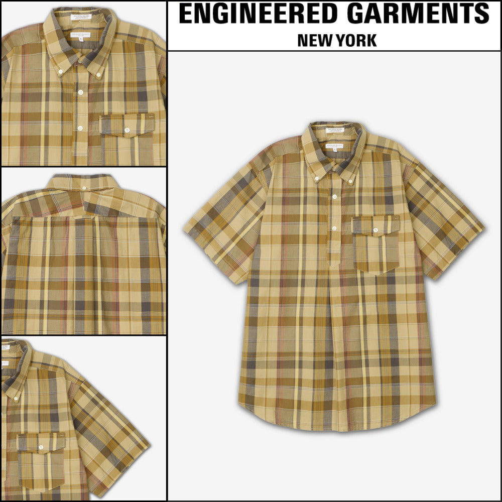 ◆Engineered Garments◆ ポップオーバー BDシャツ オリーブ