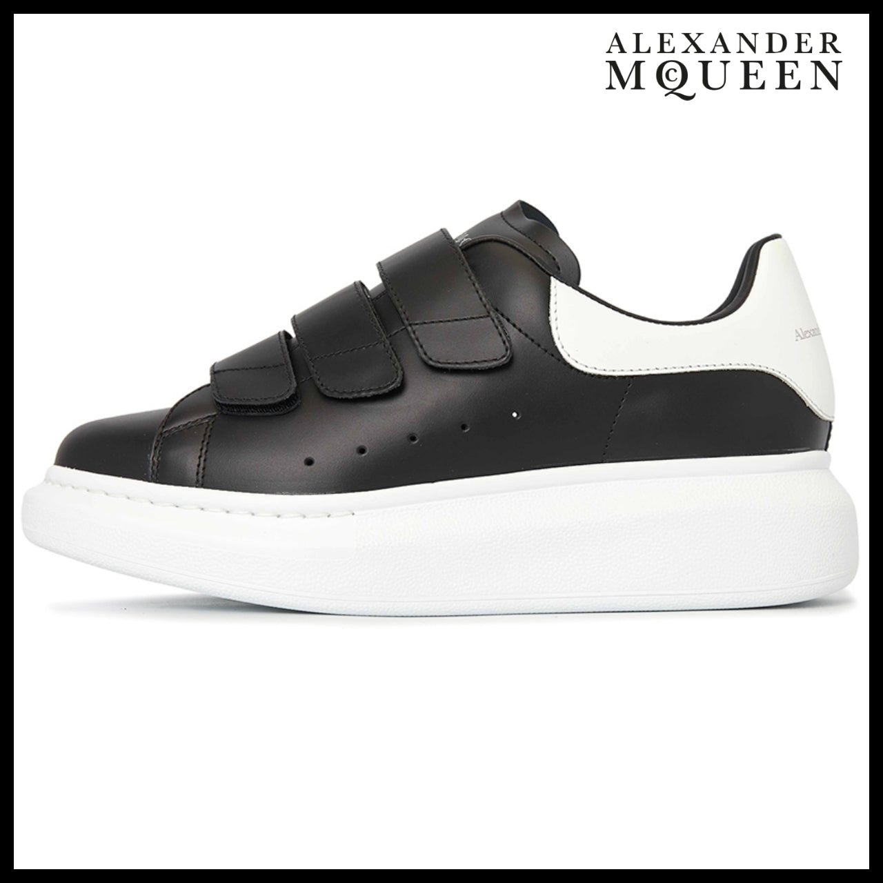 【Alexander Mcqueen】Sneakers Pelle S Larry Black White