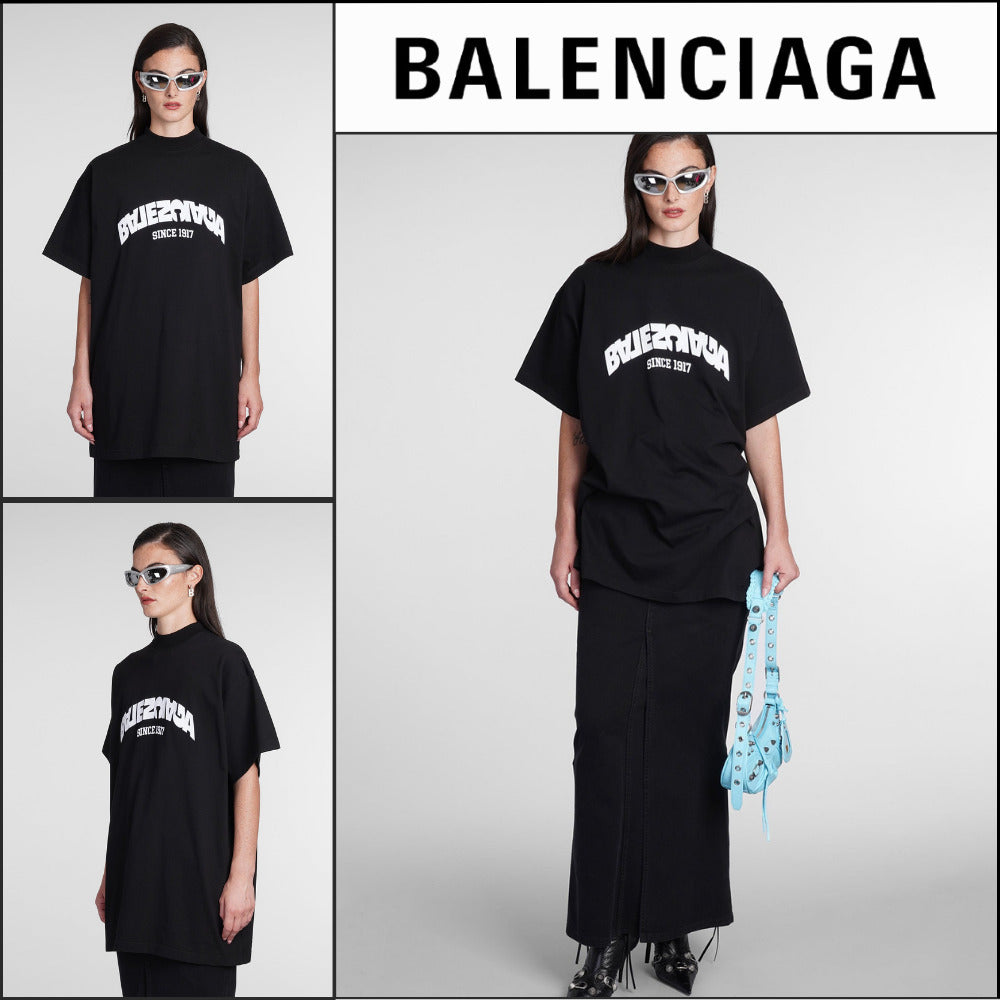 【BALENCIAGA】Back Flip T-Shirt Oversized Black