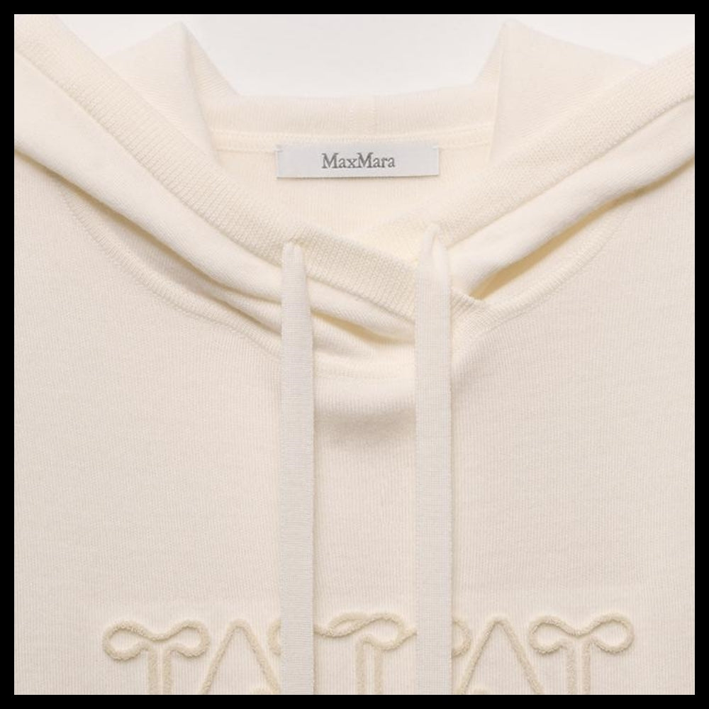 【Max Mara】Pamir Wool Hood Ivory