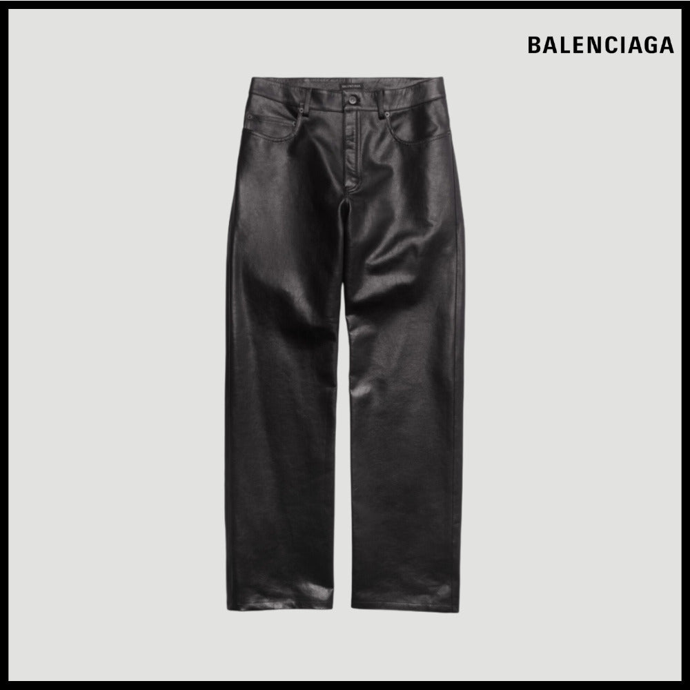 【BALENCIAGA】Medium Fit Pants Black