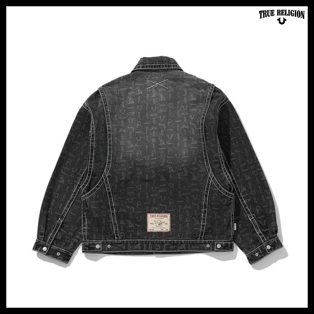 【TRUE RELIGION】Hieroglyphic Trucker Jacket 2Colors
