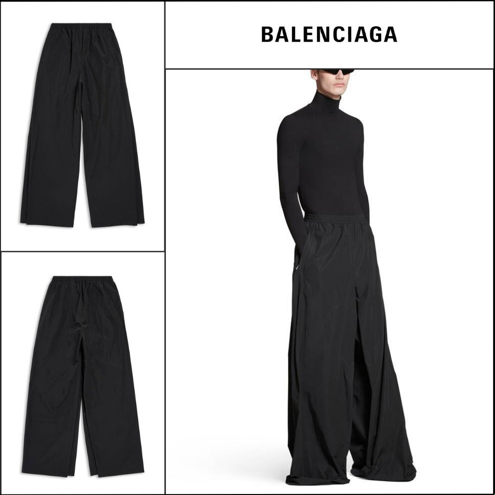 【BALENCIAGA】Double Front Tracksuit Pants Black