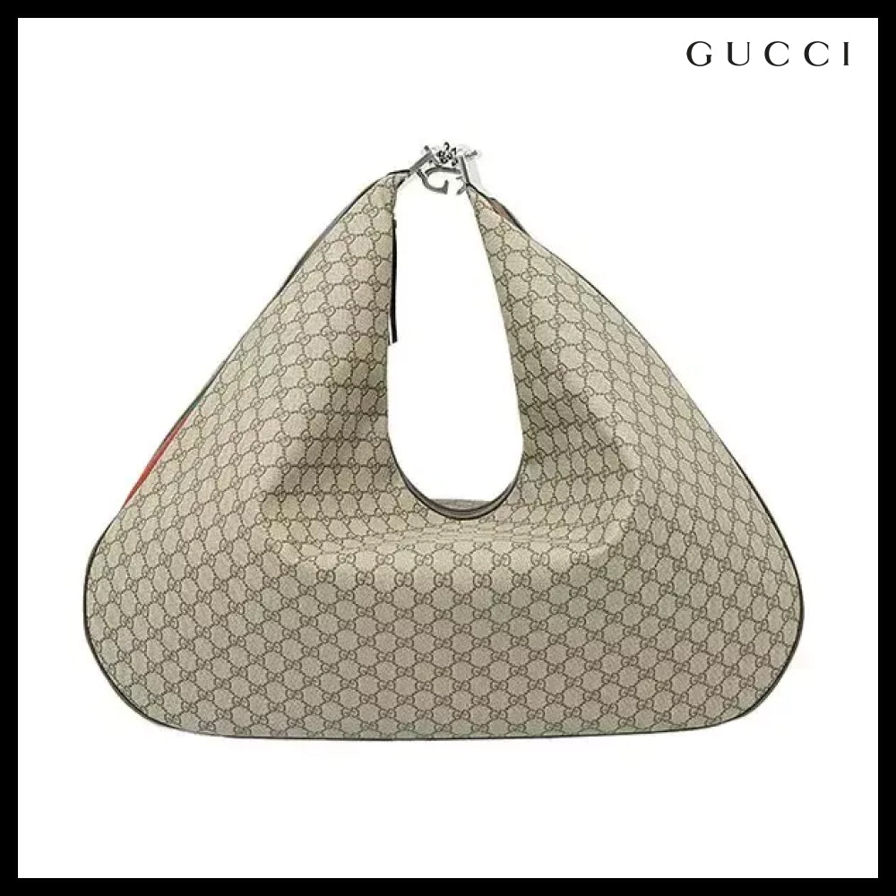 【Gucci】Attache Large Men's Messenger Bag GG Luxury
