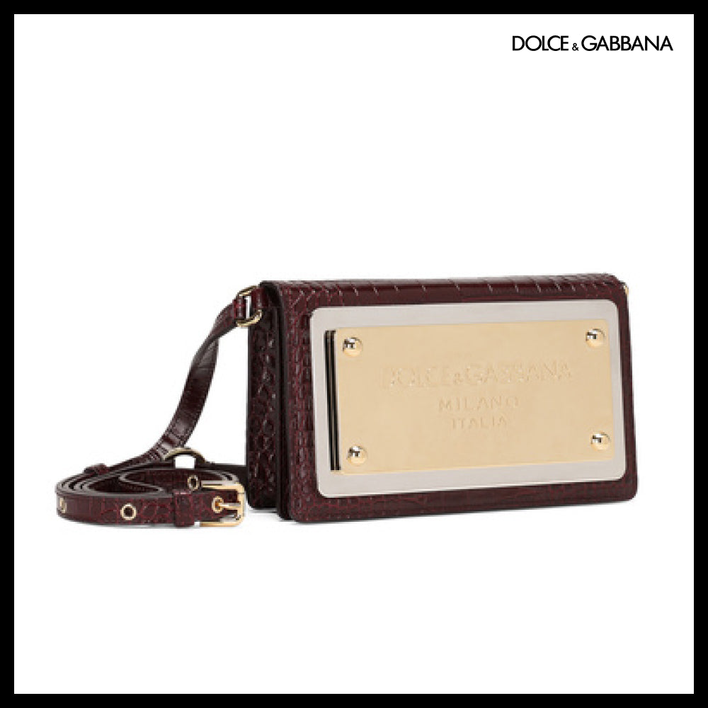★Dolce&Gabbanaアウトレット セール ★Calfskin Cell Phone Bag