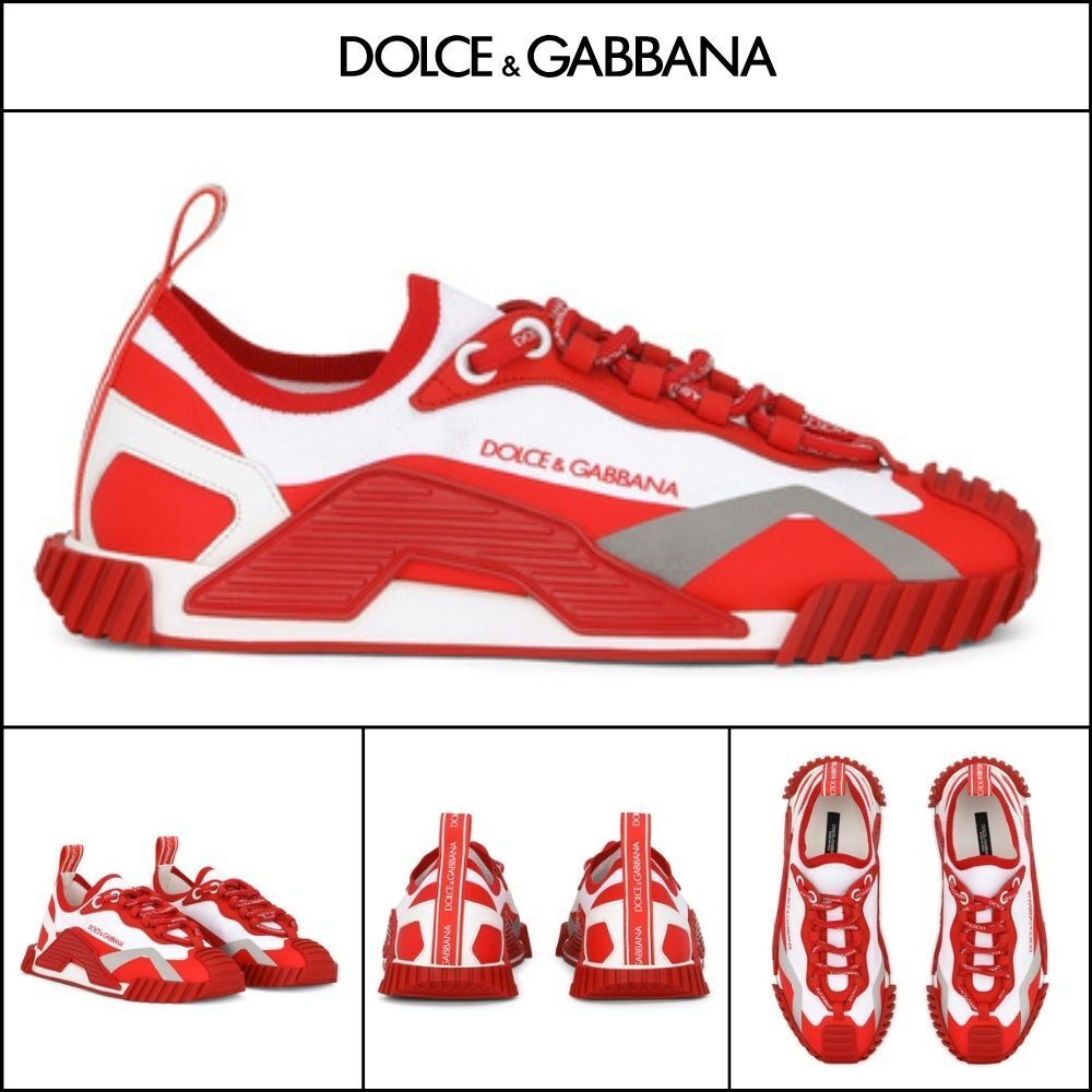 【Dolce & Gabbana】MIXED-MATERIAL NS1 SLIP-ON SNEAKERS
