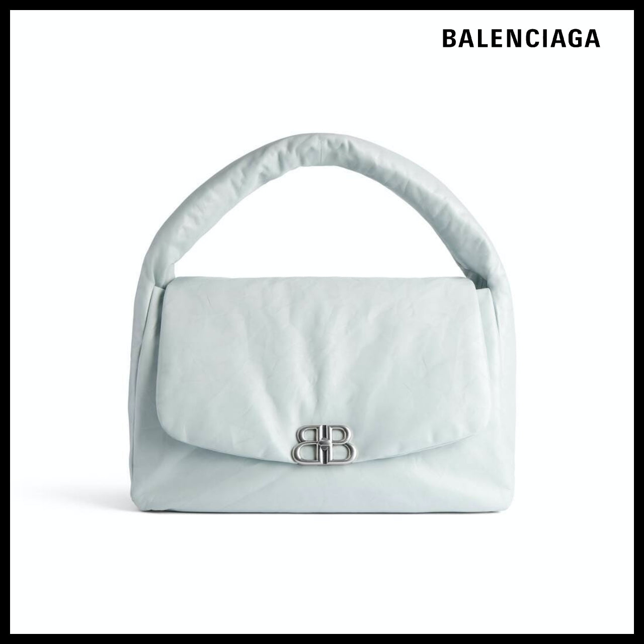 【BALENCIAGA】Monaco Large Sling Bag White
