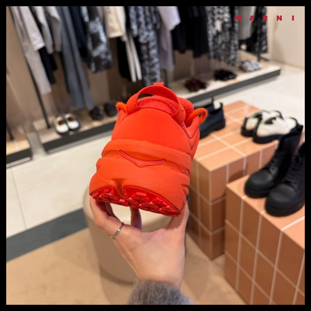 【Marni】X HOKA B3LS Lace-Up Sneakers Poinciana