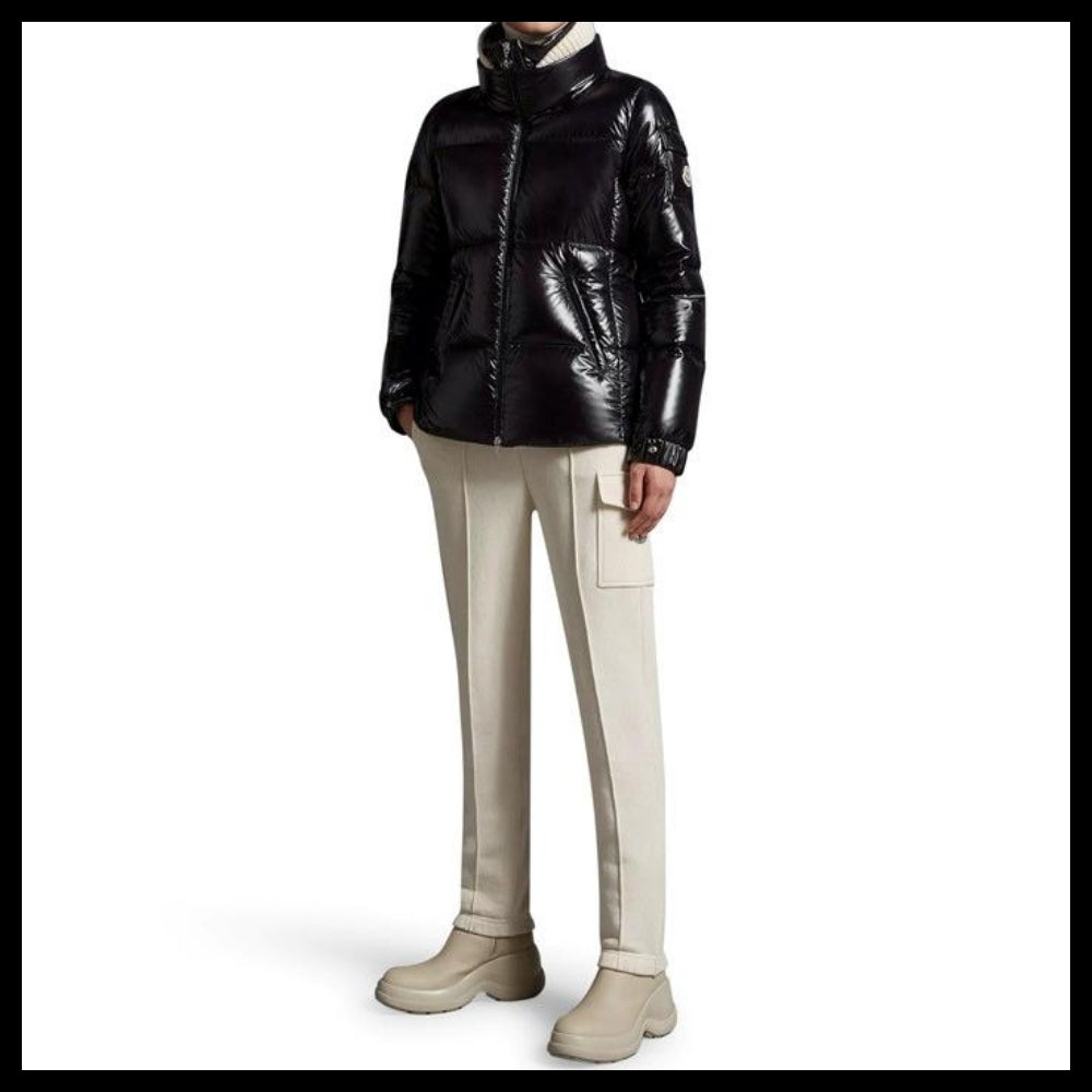 【MONCLER】Vistule Short Down Puffer Black Women