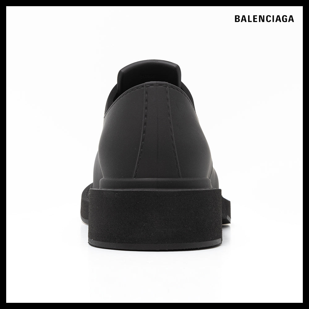 【BALENCIAGA】Steroid Black Men’s Derby Shoes