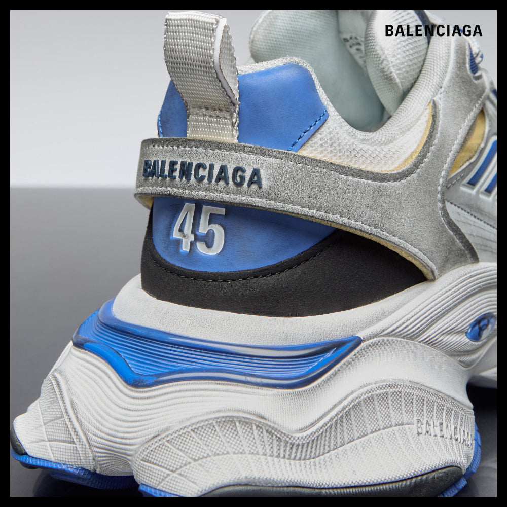 【BALENCIAGA】Cargo Sneakers Blue Grey