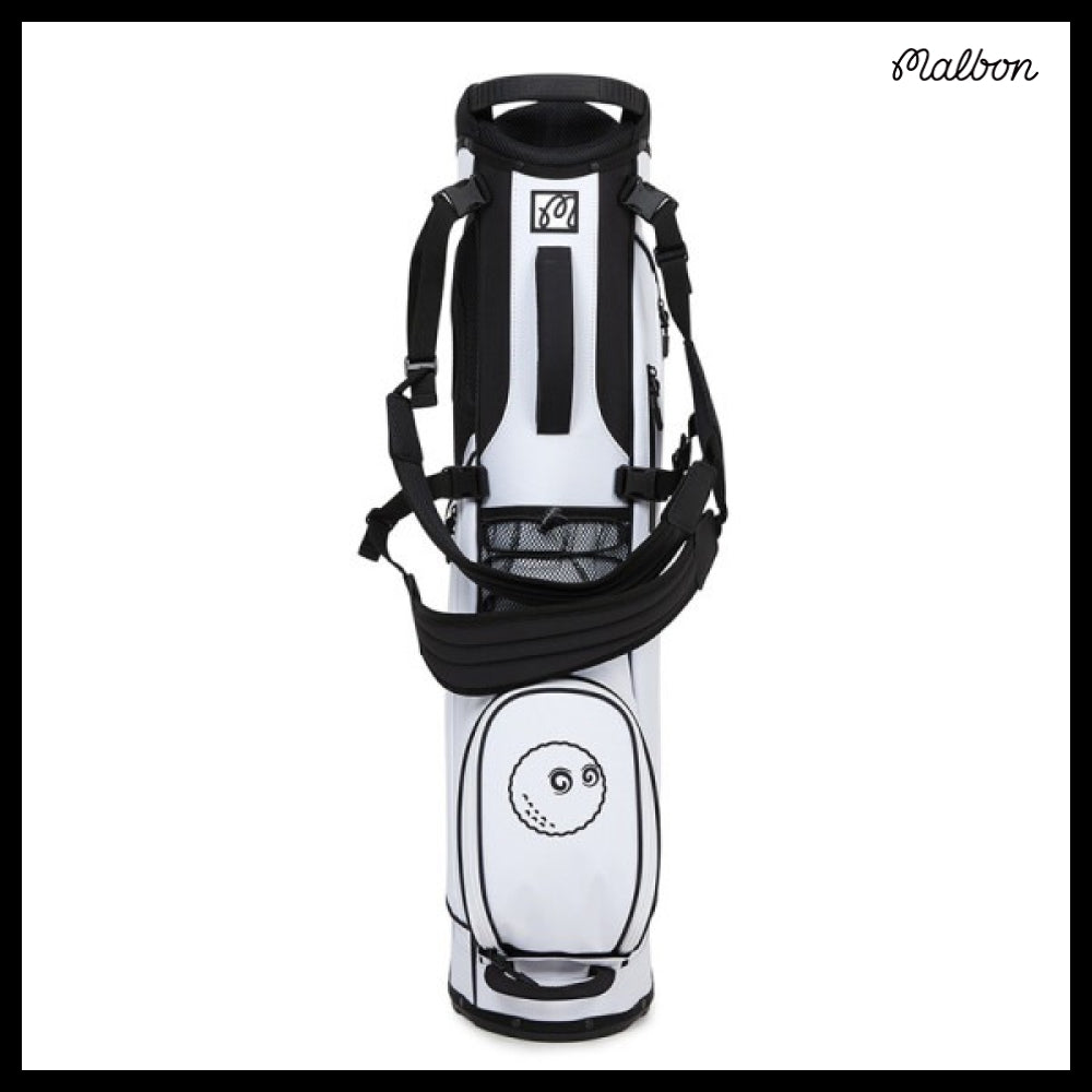 【Malbon Golf】Caddie Bag White