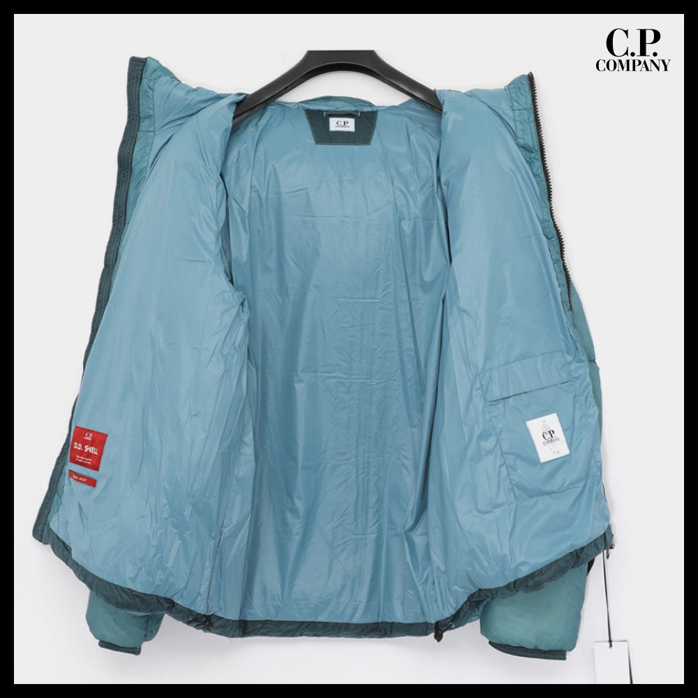 【C.P. Company】Lens patch medium hooded padded jacket