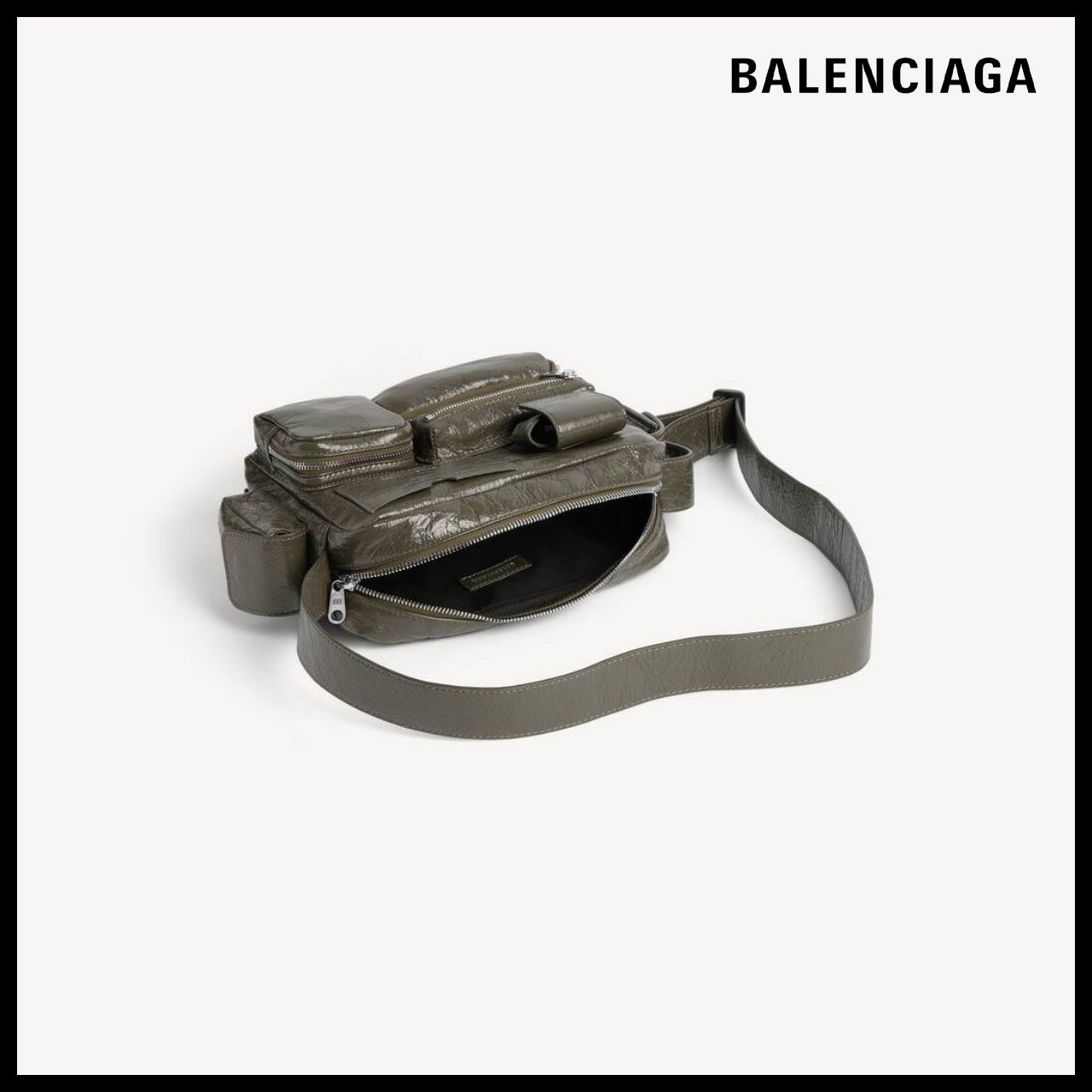 【BALENCIAGA】Superbusy Camera Bag White Multicolor