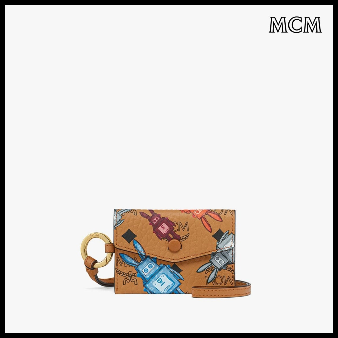 【MCM】Aren rabot visetos lanyard ID wallet