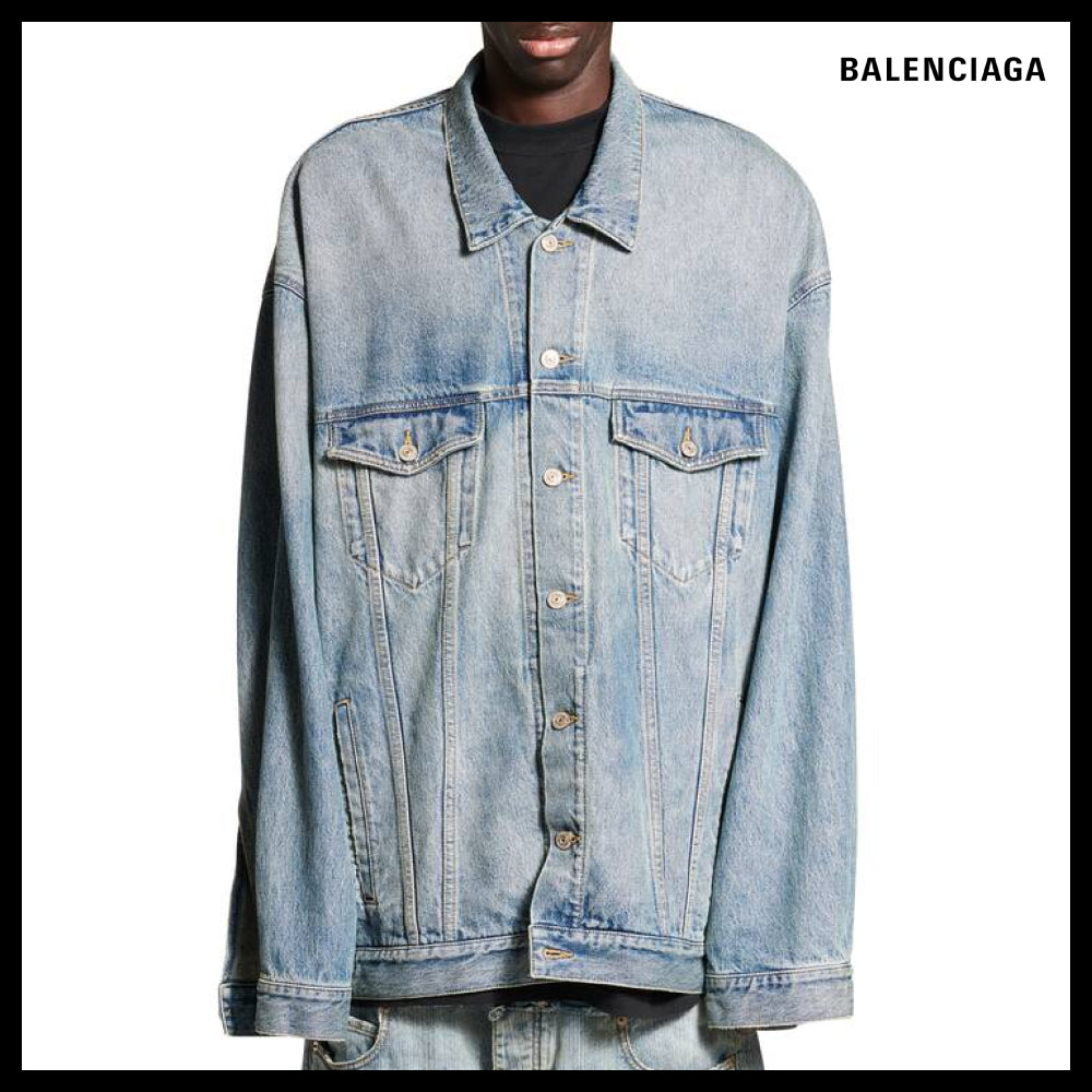 ★BALENCIAGAアウトレット セール ★DENIM OVERSIZED JACKET