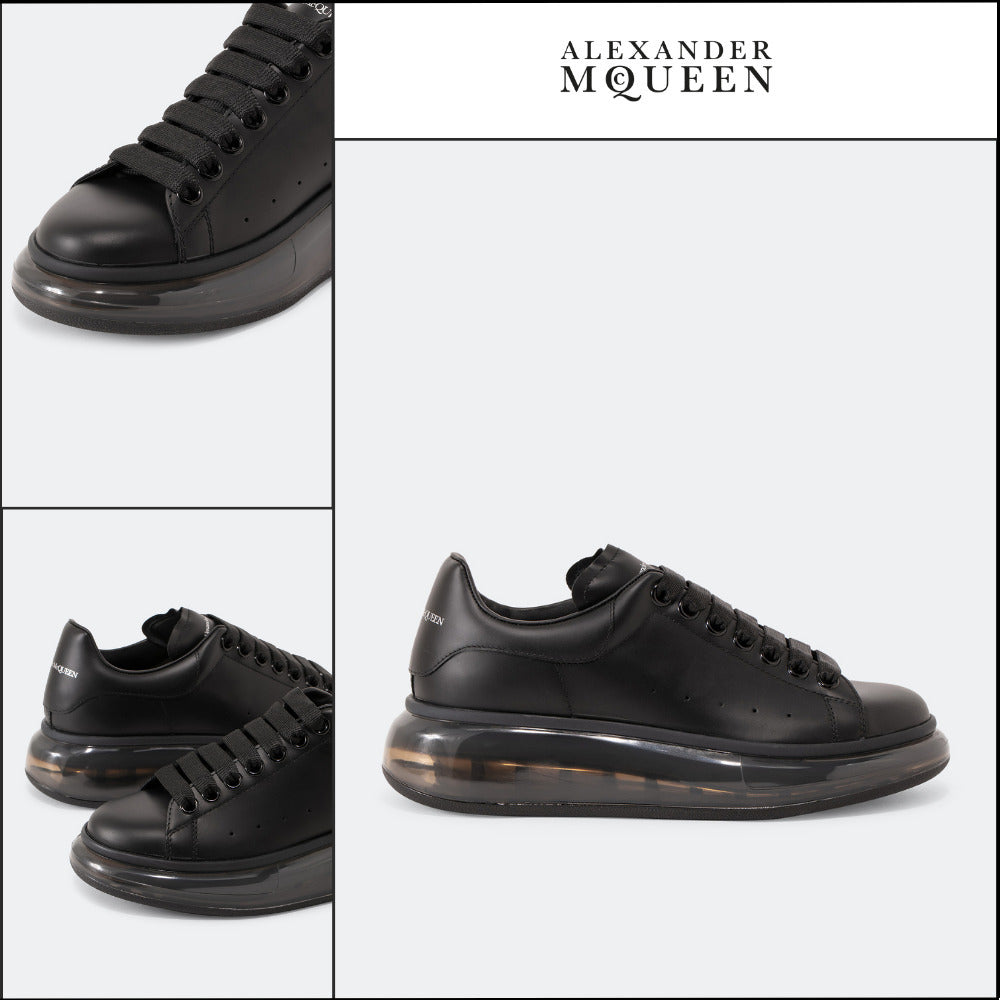 【Alexander Mcqueen】Oversized Transparent Sole Sneakers