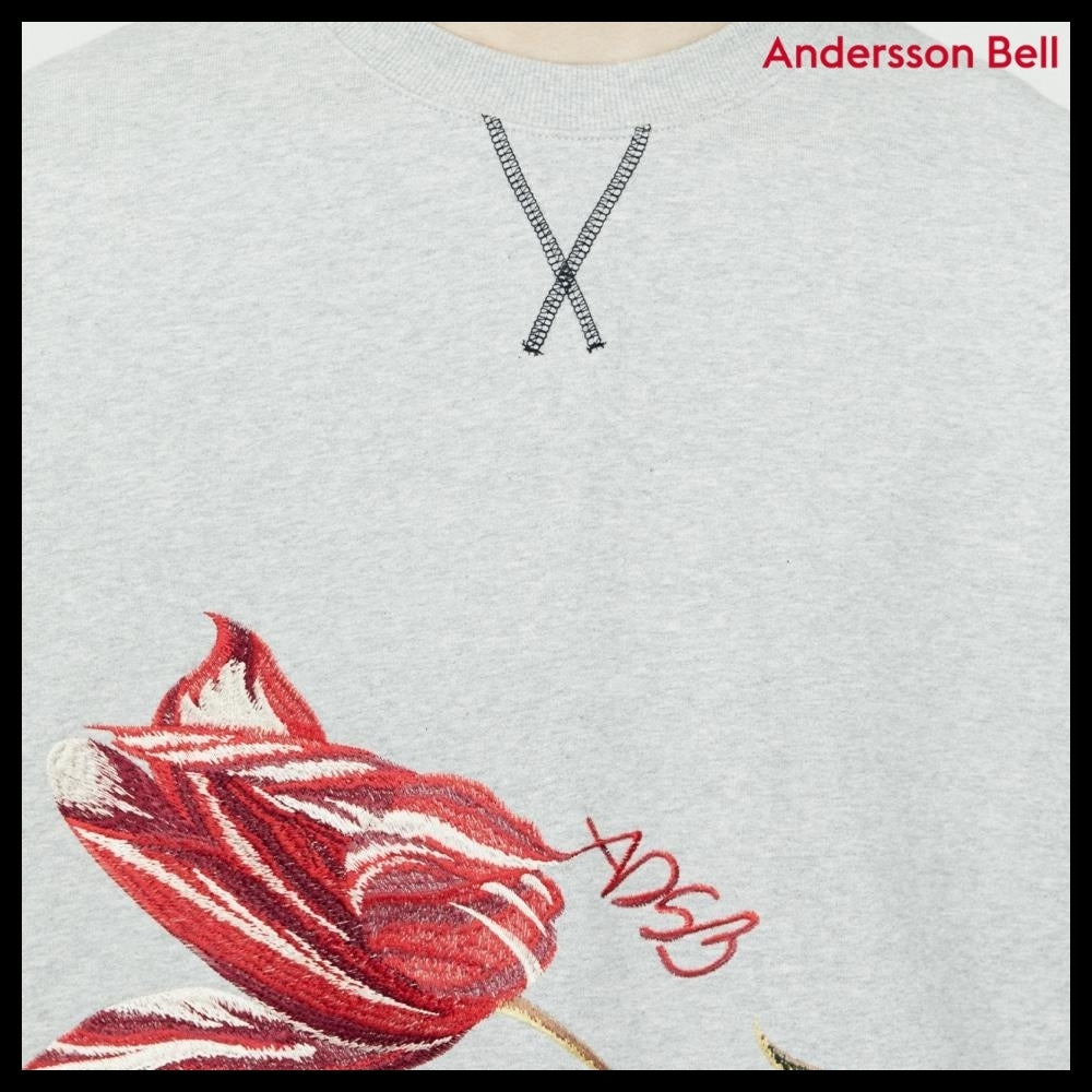 【ANDERSSON BELL】Essential ADSB Floor Sweatshirt Grey