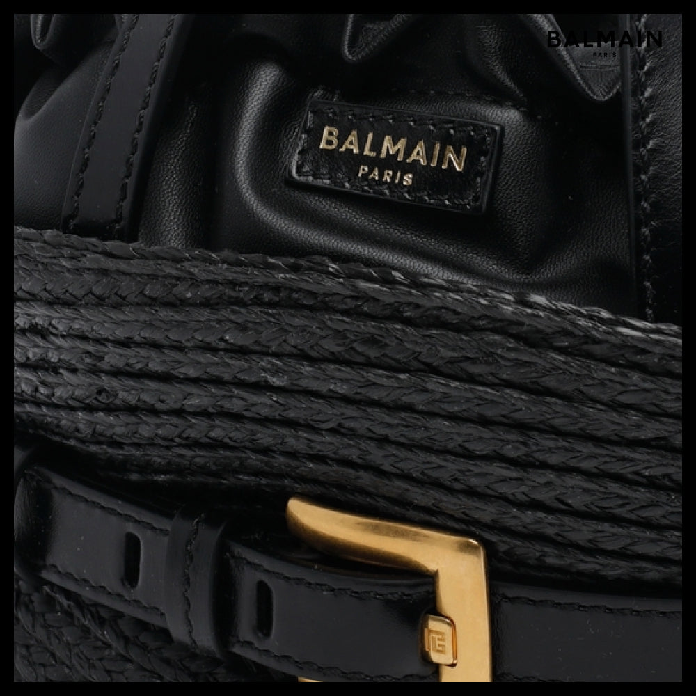 【BALMAIN】Balmain Black Bucket Bag