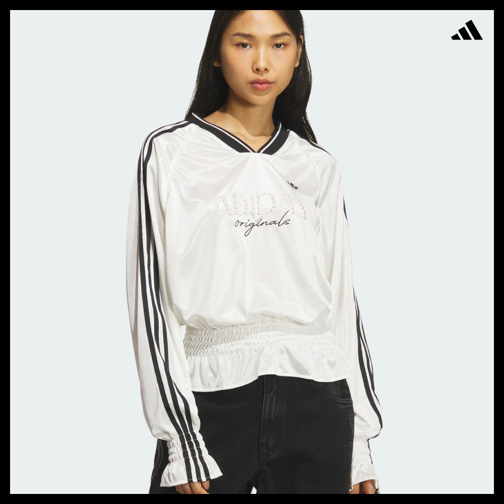 【ADIDAS】Smock Jersey Long Sleeve T-Shirt