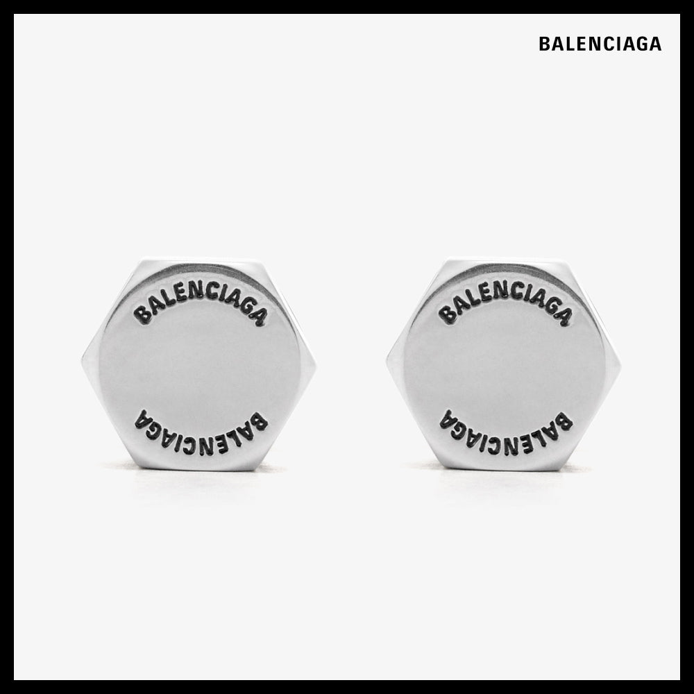 【BALENCIAGA】Garage Double Screw Earrings