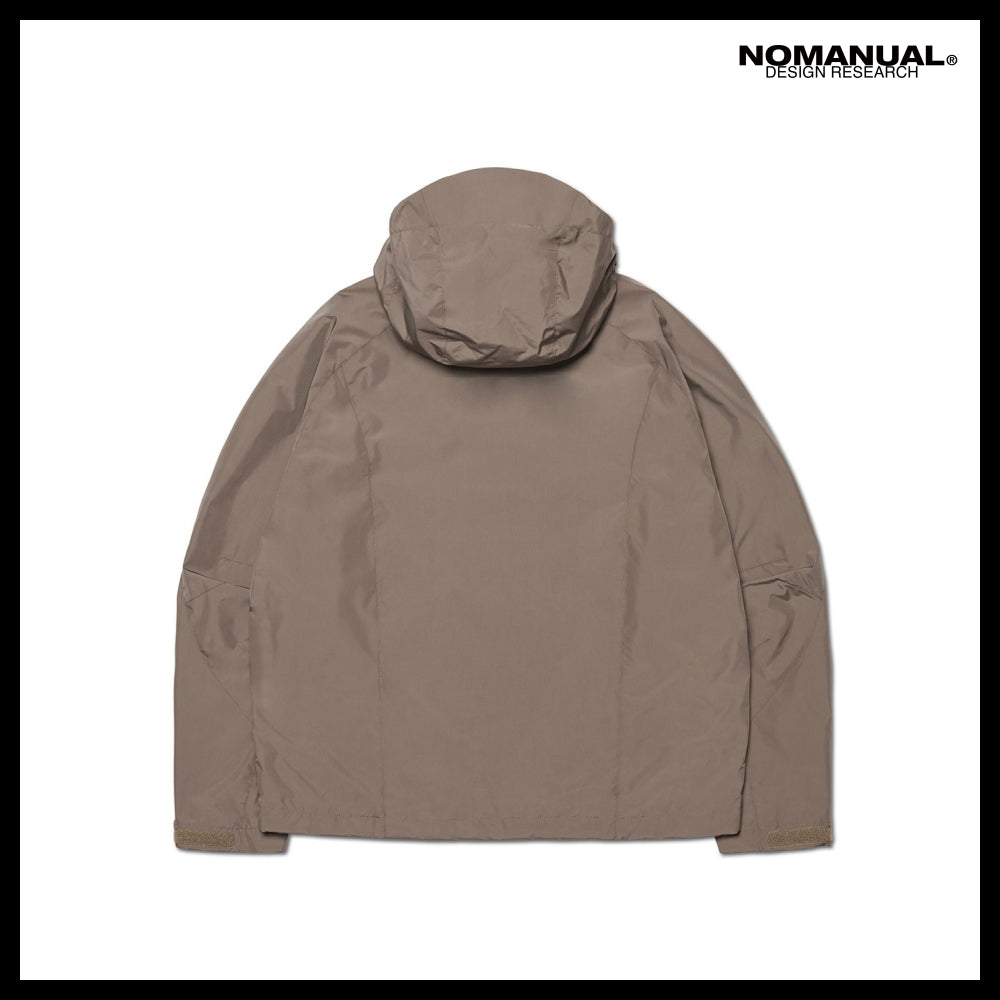 【NOMANUAL】Easton Wind Shell Brown
