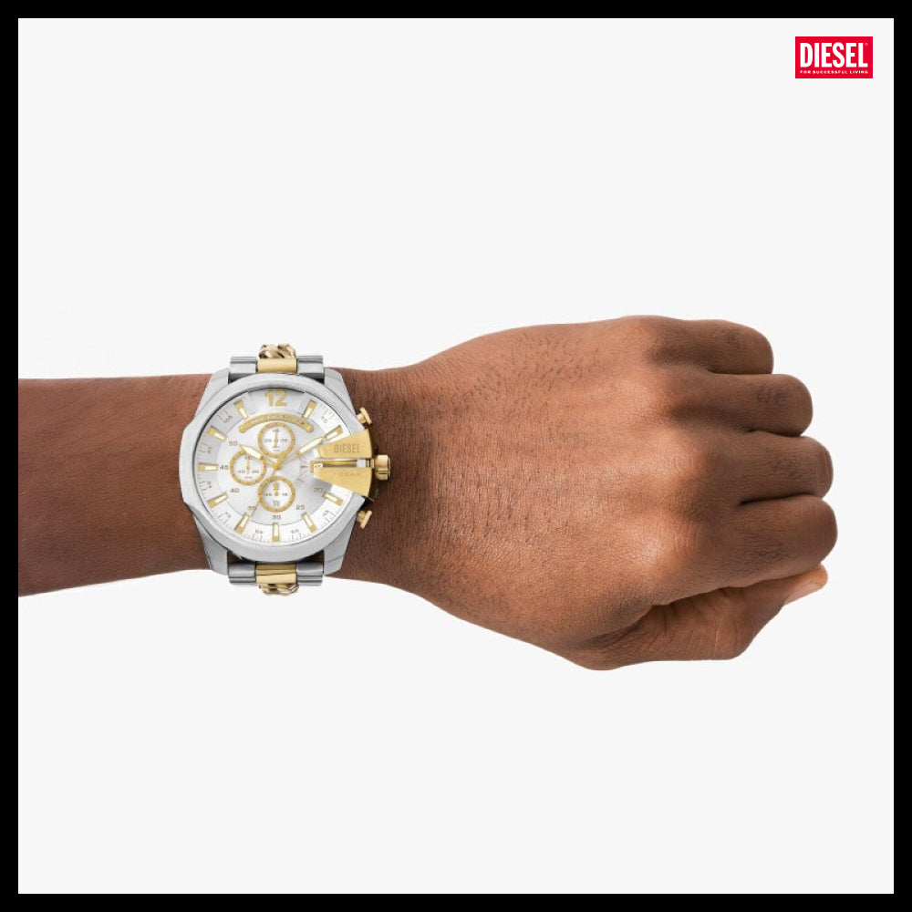 【DIESEL】Mega Chief Chronograph Men’s Metal Watch